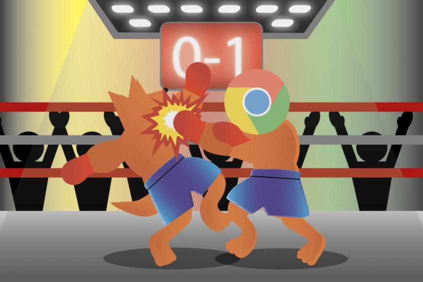 Chrome vs. Firefox 0:1